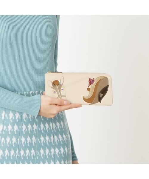 ANNA SUI / アナスイ 財布・コインケース・マネークリップ | アナスイ ANNA SUI バタフライポニー 薄マチ長財布 | 詳細5