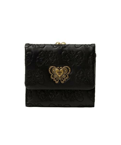 ANNA SUI / アナスイ 財布・コインケース・マネークリップ | アナスイ ANNA SUI チェイス 口金二つ折り財布（ブラック）