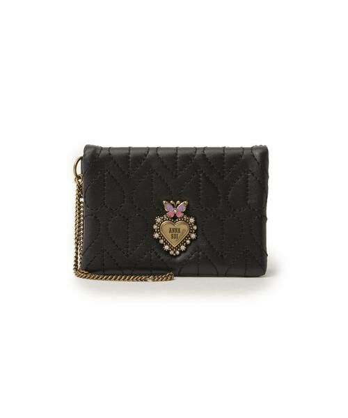 ANNA SUI / アナスイ カードケース・名刺入れ・定期入れ | アナスイ ANNA SUI ドリーミー 二面パスケース（ブラック）