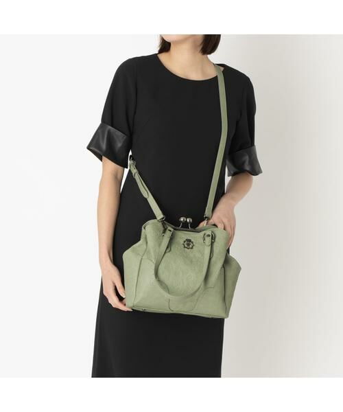 ANNA SUI / アナスイ ショルダーバッグ | アナスイ ANNA SUI ノーブル 2way口金ハンドバッグ | 詳細20