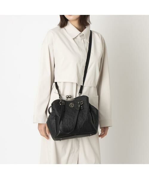 ANNA SUI / アナスイ ショルダーバッグ | アナスイ ANNA SUI ノーブル 2way口金ハンドバッグ | 詳細21