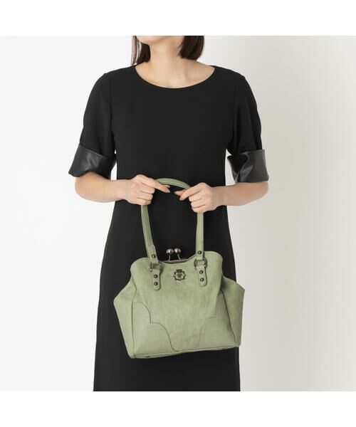 ANNA SUI / アナスイ ショルダーバッグ | アナスイ ANNA SUI ノーブル 2way口金ハンドバッグ | 詳細23