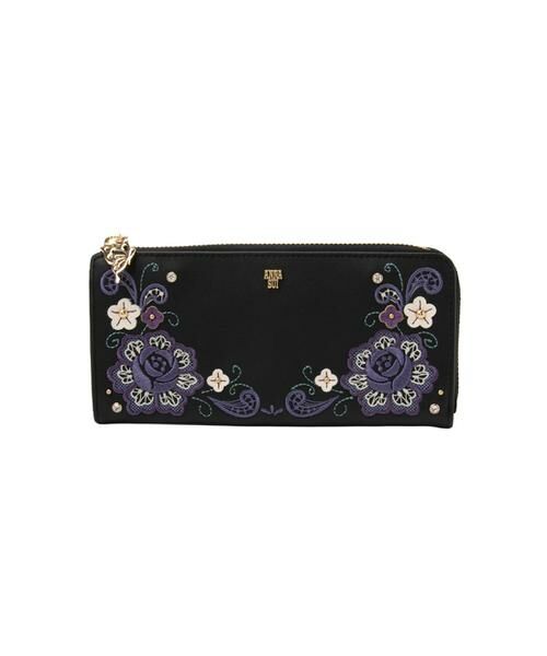ANNA SUI / アナスイ 財布・コインケース・マネークリップ | アナスイ ANNA SUI ララ Lファスナー長財布（ブラック）
