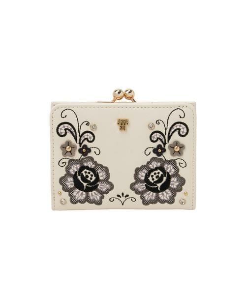 ANNA SUI / アナスイ 財布・コインケース・マネークリップ | アナスイ ANNA SUI ララ 口金二つ折り財布（アイボリー）