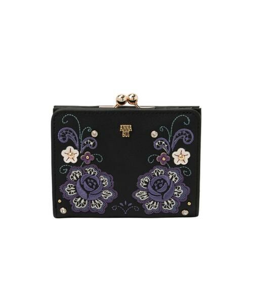 ANNA SUI / アナスイ 財布・コインケース・マネークリップ | アナスイ ANNA SUI ララ 口金二つ折り財布（ブラック）