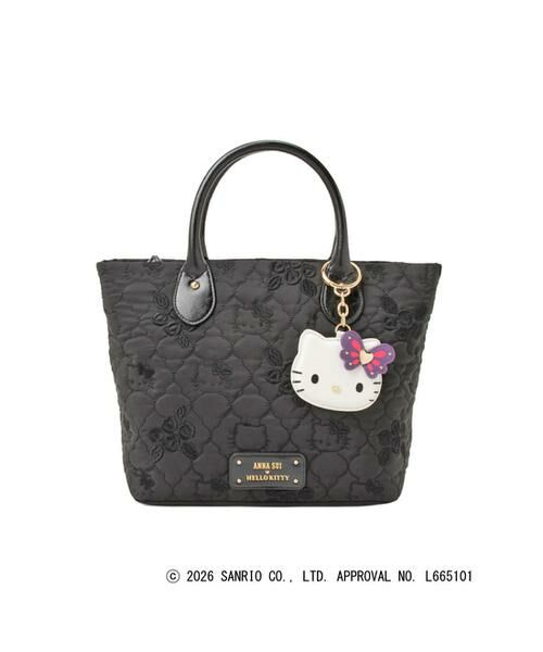 ANNA SUI / アナスイ トートバッグ | アナスイ ANNA SUI HELLO KITTY トートバッグ（ブラック）