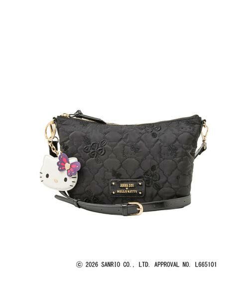 ANNA SUI / アナスイ ショルダーバッグ | アナスイ ANNA SUI HELLO KITTY ショルダーバッグ（ブラック）