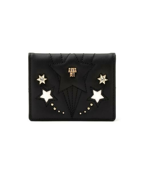 ANNA SUI / アナスイ カードケース・名刺入れ・定期入れ | アナスイ ANNA SUI ルシィ BOX小銭入れ＆カード入れ（ブラック）