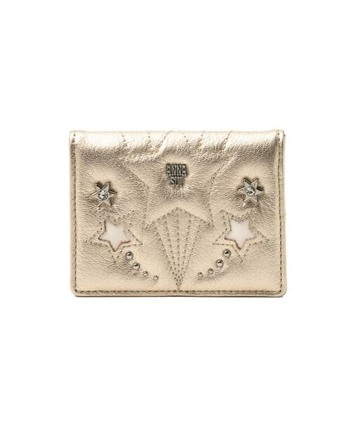 ANNA SUI / アナスイ カードケース・名刺入れ・定期入れ | アナスイ ANNA SUI ルシィ BOX小銭入れ＆カード入れ（ゴールド）