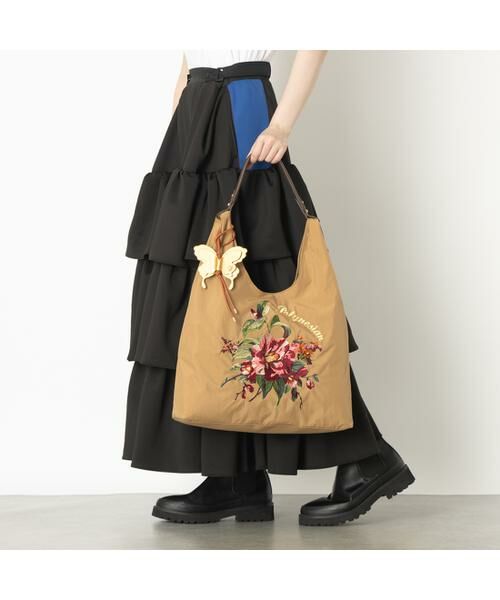 ANNA SUI / アナスイ トートバッグ | アナスイ ANNA SUI フラワーマーケット ハンドバッグ（キャメル）
