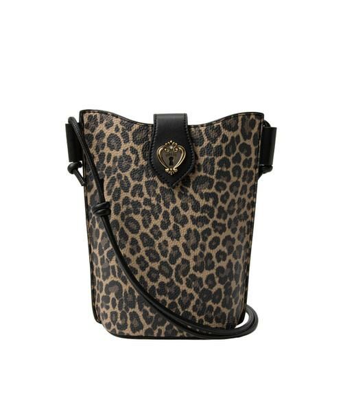 ANNA SUI / アナスイ ショルダーバッグ | アナスイ ANNA SUI ハートロック ミニショルダーバッグ（ブラウン）