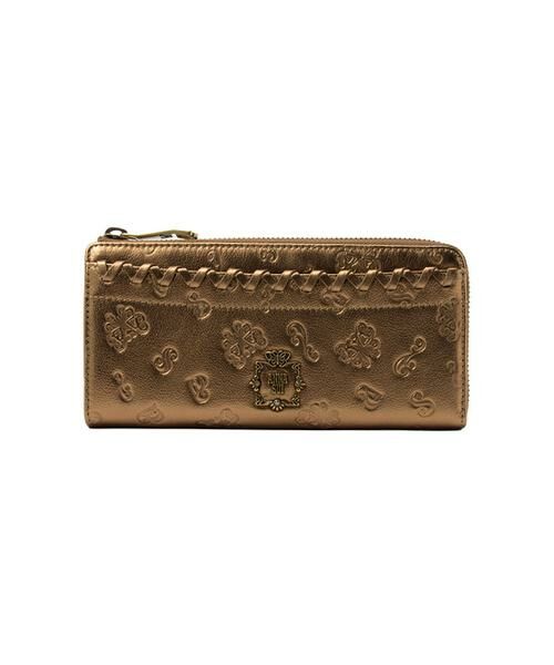 ANNA SUI / アナスイ 財布・コインケース・マネークリップ | アナスイ ANNA SUI リンダ Lファスナー長財布（ブロンズ）