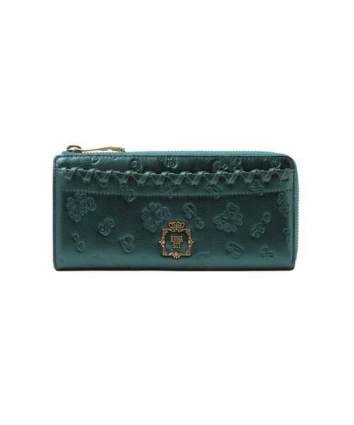 ANNA SUI / アナスイ 財布・コインケース・マネークリップ | アナスイ ANNA SUI リンダ Lファスナー長財布（グリーン）