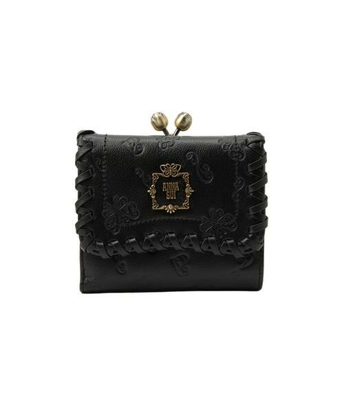 ANNA SUI / アナスイ 財布・コインケース・マネークリップ | アナスイ ANNA SUI リンダ 口金二つ折り財布（ブラック）