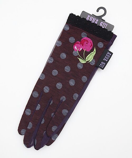 ANNA SUI(GOODS) / アナ スイ（グッズ） 手袋 | レディース UVカット手袋（PURPLE）
