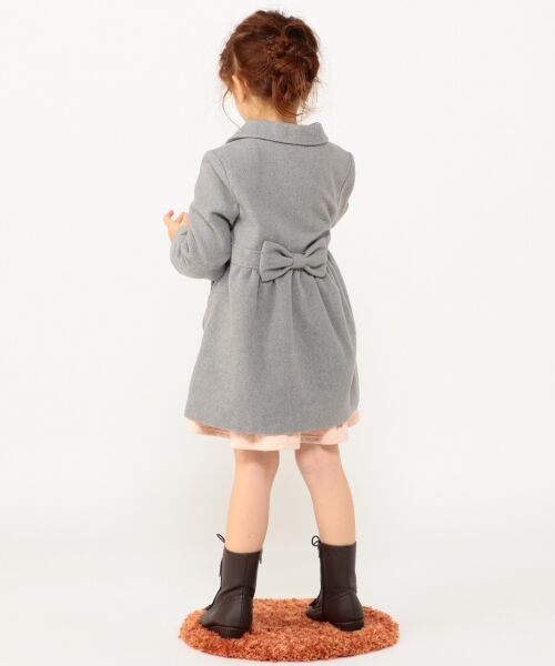 セール Kids フェイクウール サテンストライプpt チェスターコート その他アウター Any Fam エニィファム ファッション通販 タカシマヤファッションスクエア