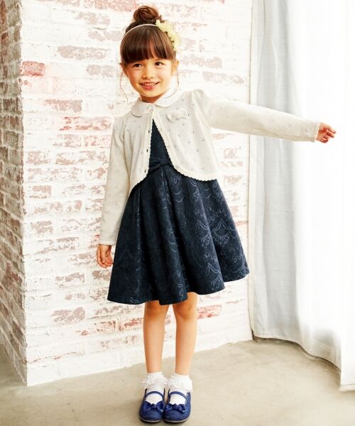 セール School 40 ミニ裏毛レースボンディング ワンピース ドレス Any Fam エニィファム ファッション通販 タカシマヤファッションスクエア