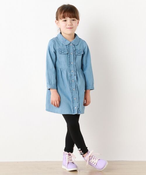 セール Kids ライトオンスデニム ワンピース ミニ丈 ひざ丈ワンピース Any Fam エニィファム ファッション通販 タカシマヤファッションスクエア
