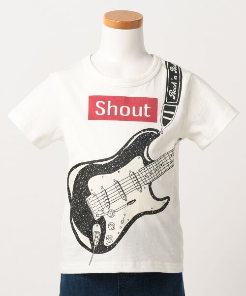 【BOYS】エレキギタープリント Tシャツ