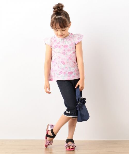 セール Kids バックシフォン 花柄 Tシャツ Tシャツ Any Fam エニィファム ファッション通販 タカシマヤファッションスクエア