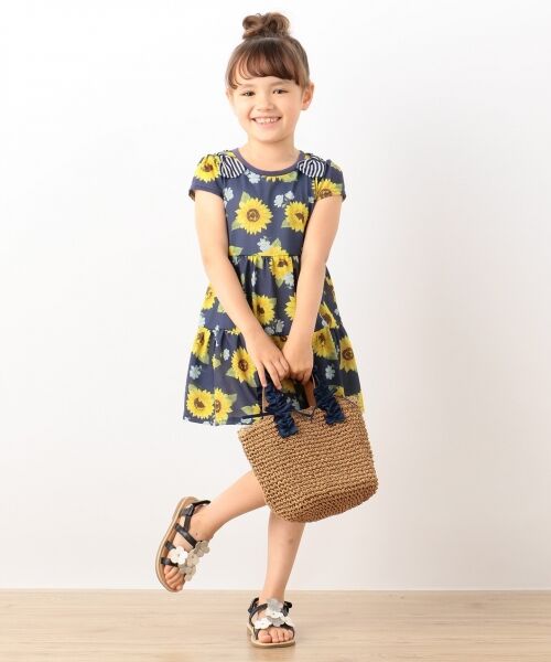 セール Kids ひまわりプリント ワンピース ミニ丈 ひざ丈ワンピース Any Fam エニィファム ファッション通販 タカシマヤファッションスクエア