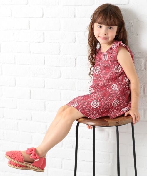 セール Kids バンダナ柄 ワンピース ミニ丈 ひざ丈ワンピース Any Fam エニィファム ファッション通販 タカシマヤファッションスクエア