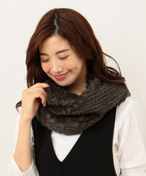セール 二重エコファー スヌード マフラー ショール スヌード ストール Any Fam エニィファム ファッション通販 タカシマヤファッションスクエア