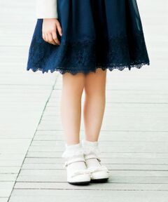 ANY / エニィ パンプス | 【KIDS雑貨】セレモニー エナメルリボンスカラップ パンプス