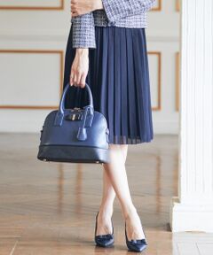 ANY / エニィ ミニ・ひざ丈スカート | 【セレモニー】ベーシックシフォンプリーツ スカート