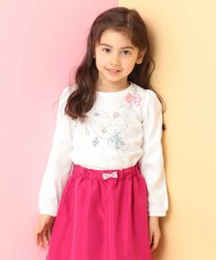 【KIDS】ネックレスモチーフ 40／2天竺 カットソー