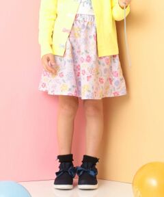 【KIDS】リーバーシブル ポリエステルシレー スカート