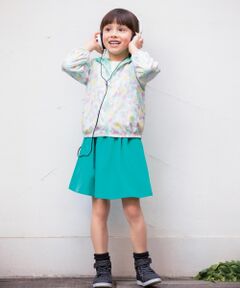 【KIDS】リーバーシブル ポリエステルシレー スカート