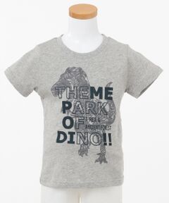 【BOYS】DINOプリント 天竺 Tシャツ