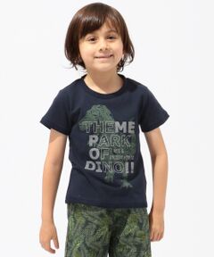 【BOYS】DINOプリント 天竺 Tシャツ