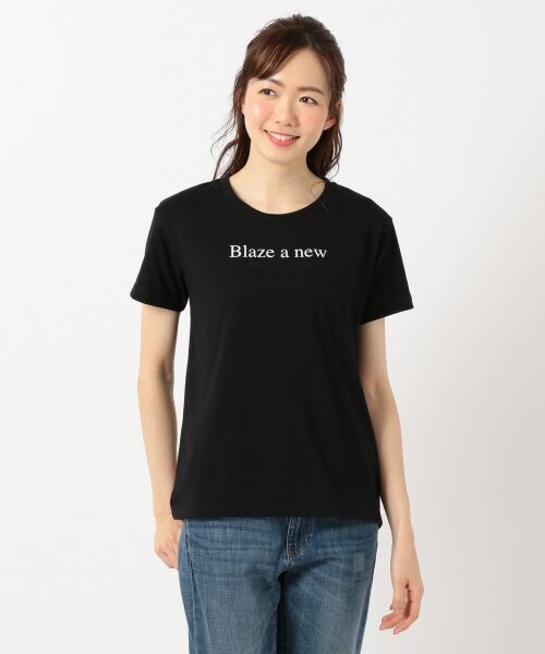 any FAM / エニィファム Tシャツ | プリント×刺繍デザイン 半袖 ロゴTシャツ | 詳細7