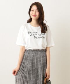 ビッグサイズ 刺繍 ロゴTシャツ