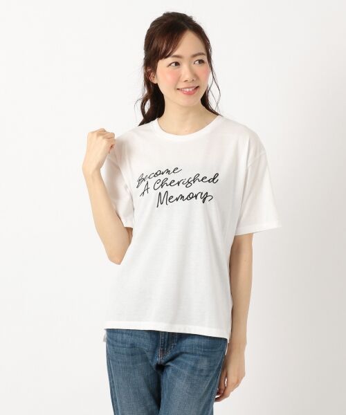 any FAM / エニィファム Tシャツ | ビッグサイズ 刺繍 ロゴTシャツ | 詳細5