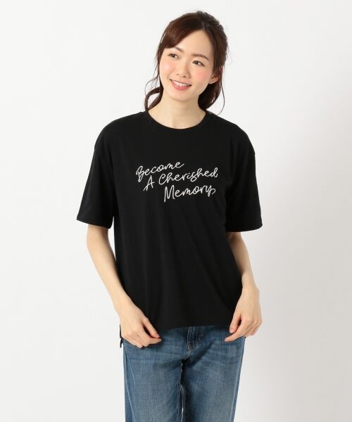 any FAM / エニィファム Tシャツ | ビッグサイズ 刺繍 ロゴTシャツ | 詳細8