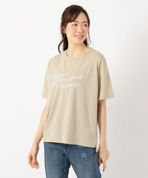 any FAM / エニィファム Tシャツ | ビッグサイズ 刺繍 ロゴTシャツ | 詳細11