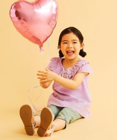 ANY / エニィ トップス | 【KIDS】カットドビー/ストライプ ブラウス