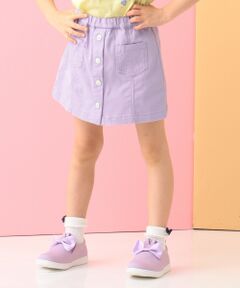 ANY / エニィ ショート・ハーフ・半端丈パンツ | 【KIDS】ストレッチカラーツイル キュロット