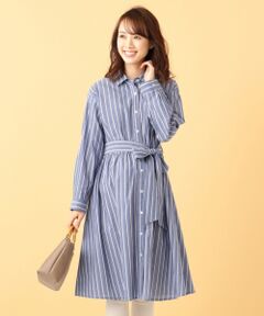 ANY / エニィ マタニティウェア | 【授乳しやすい！】ギンガム/ストライプ シャツワンピース