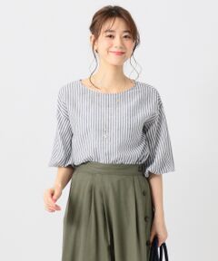 ANY / エニィ トップス | 【洗える・接触冷感】ウォッシャブルリネン ブラウス