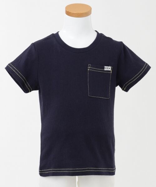 any FAM / エニィファム Tシャツ | 【BOYS】配色ステッチ 胸ポケット Tシャツ | 詳細4