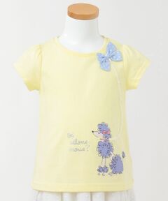 【KIDS】プードル プリント Tシャツ