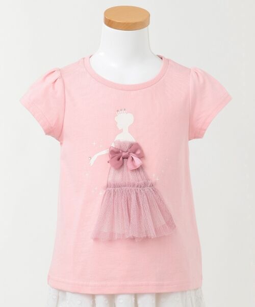 セール Kids プリンセス シルエットtシャツ Tシャツ Any Fam エニィファム ファッション通販 タカシマヤファッションスクエア