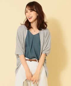 ANY / エニィ カーディガン・ボレロ | 【UVケア付・接触冷感】ダブルフライスドルマン カーディガン