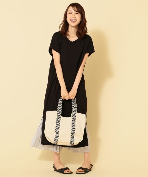 ANY / エニィ Tシャツ | 【UVケア・接触冷感】Tブラウス  ワンピース | 詳細1