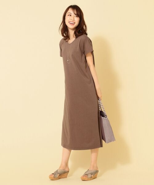 ANY / エニィ Tシャツ | 【UVケア・接触冷感】Tブラウス  ワンピース | 詳細4