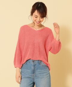 ANY / エニィ ニット・セーター | 【洗える】フレンチリネン プルオーバー